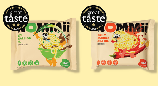 NOMMii Oat Noodles Win Multiple Stars at Great Taste Awards 2026