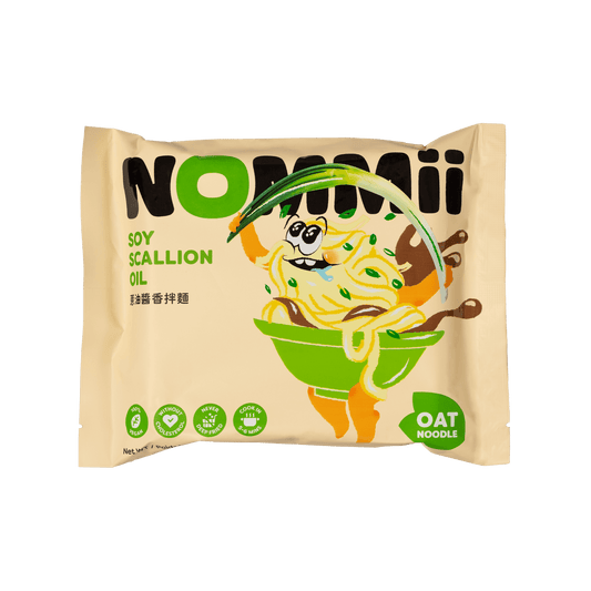 Soy Scallion Oil Oat Noodles (8-Pack) - NOMMii