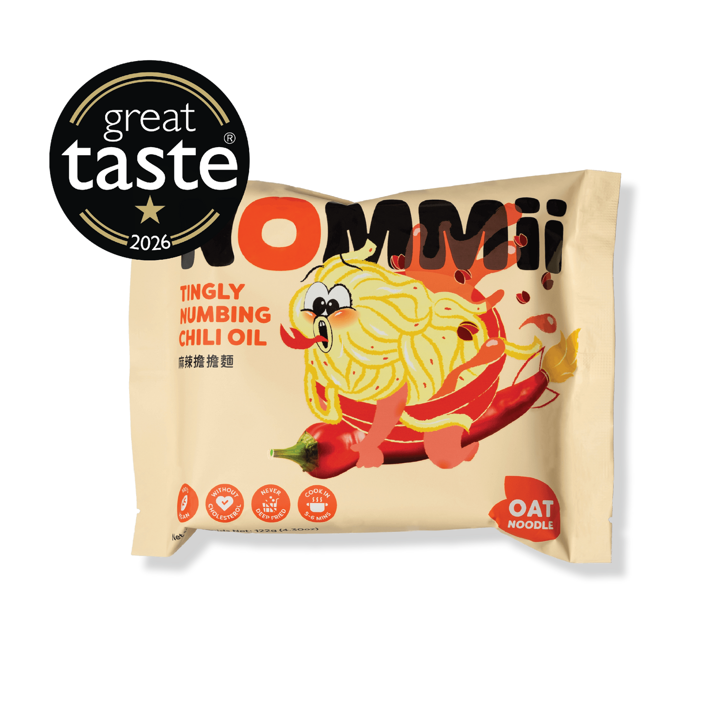 Tingly Numbing Chili Oil Oat Noodles