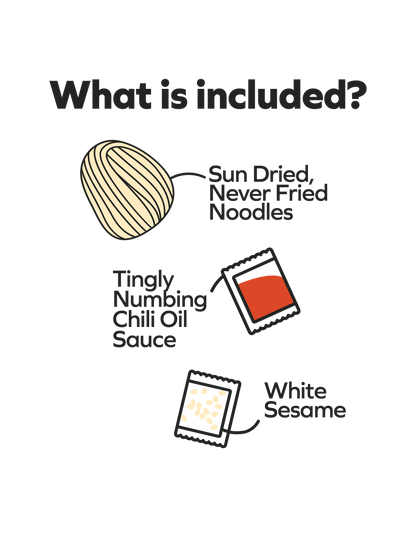 Tingly Numbing Chili Oil Oat Noodles