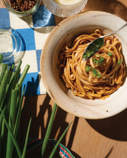 Soy Scallion Oil Oat Noodles